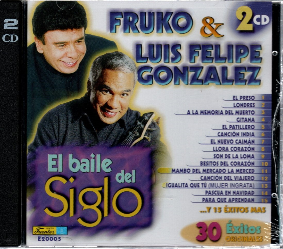 CD X2 Fruko & Luis Felipe Gonzales - El Baile Del Siglo