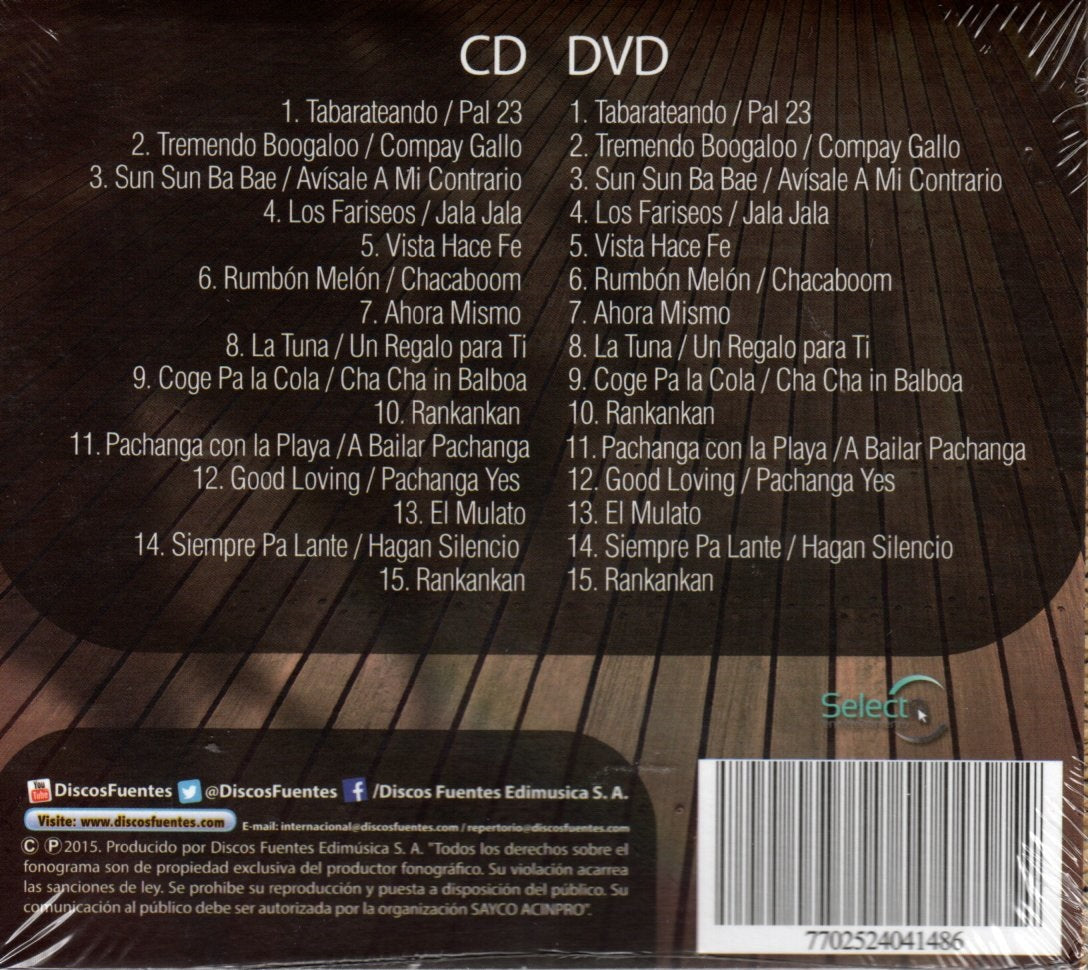 CD + DVD José Aguirre Y Su Cali Salsa