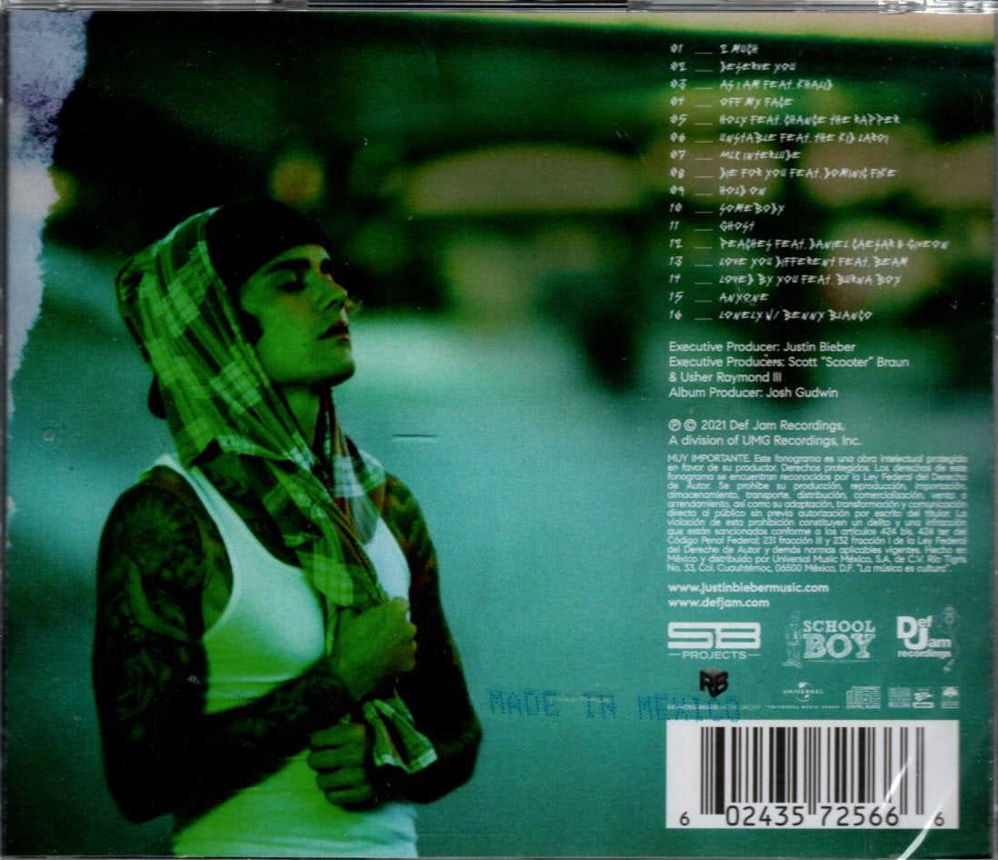 CD Justin Bieber - Justice