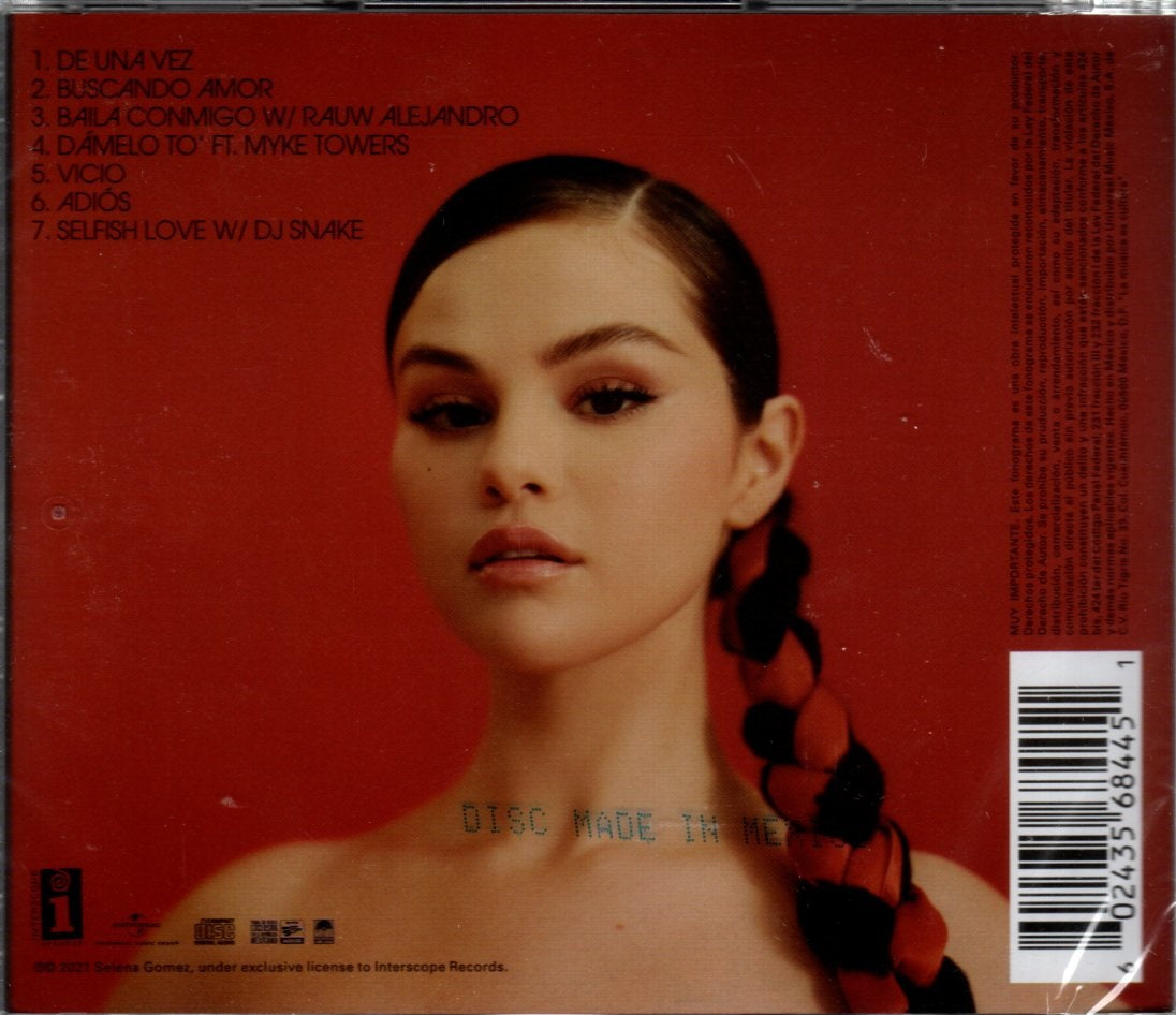 CD Selena Gómez - Revelación
