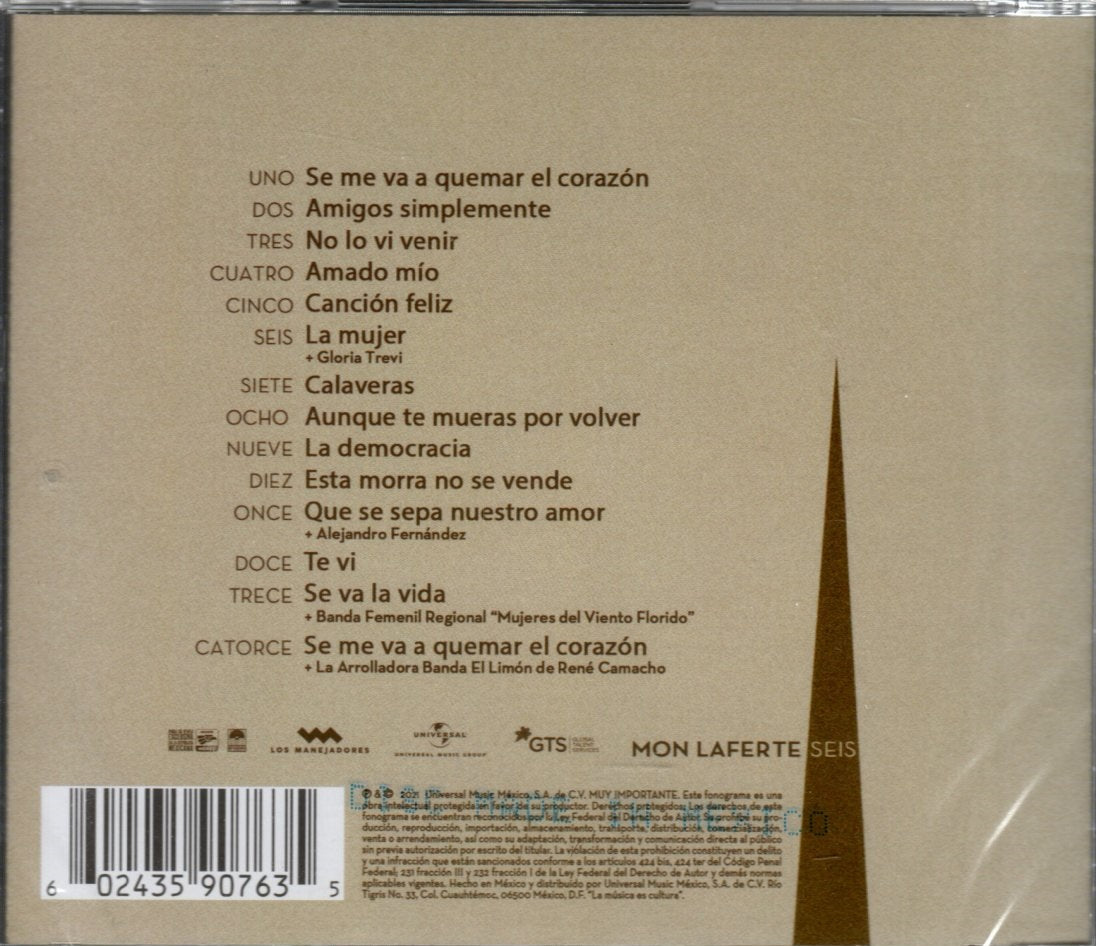 CD Mon Laferte - Seis