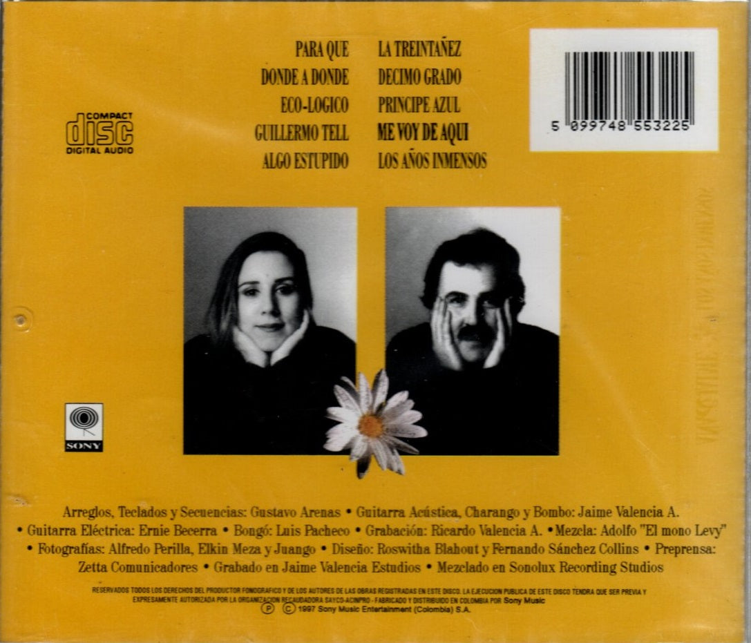 CD Ana Y Jaime - Los Años Inmensos