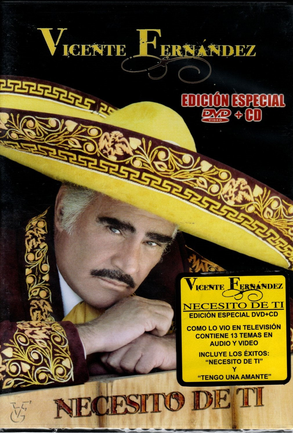 DVD Vicente Fernández - Necesito De Ti