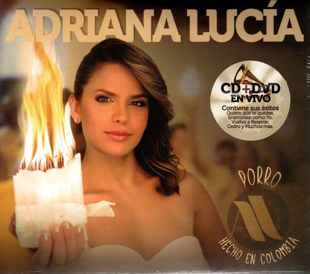 CD + DVD Adriana Lucía - Porro Hecho En Colombia