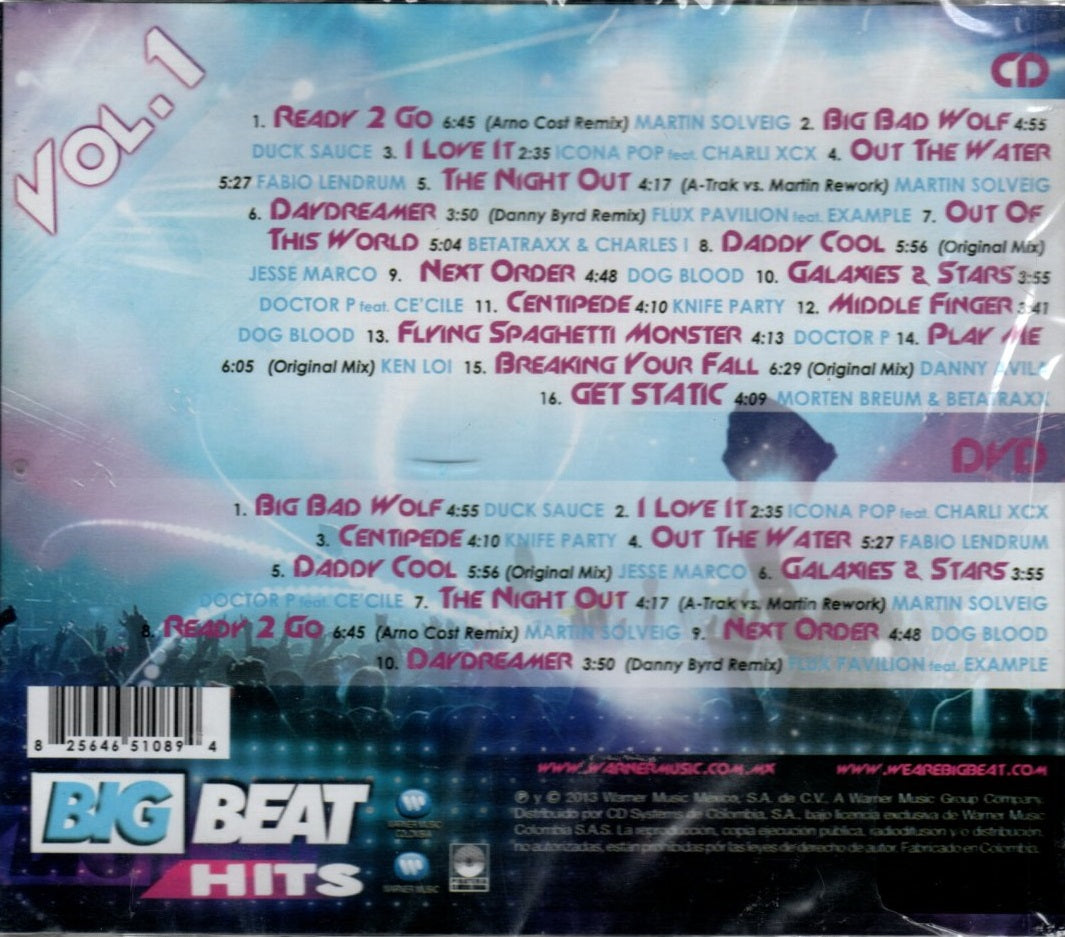 CD + DVD Big Beat Hits Vol 1