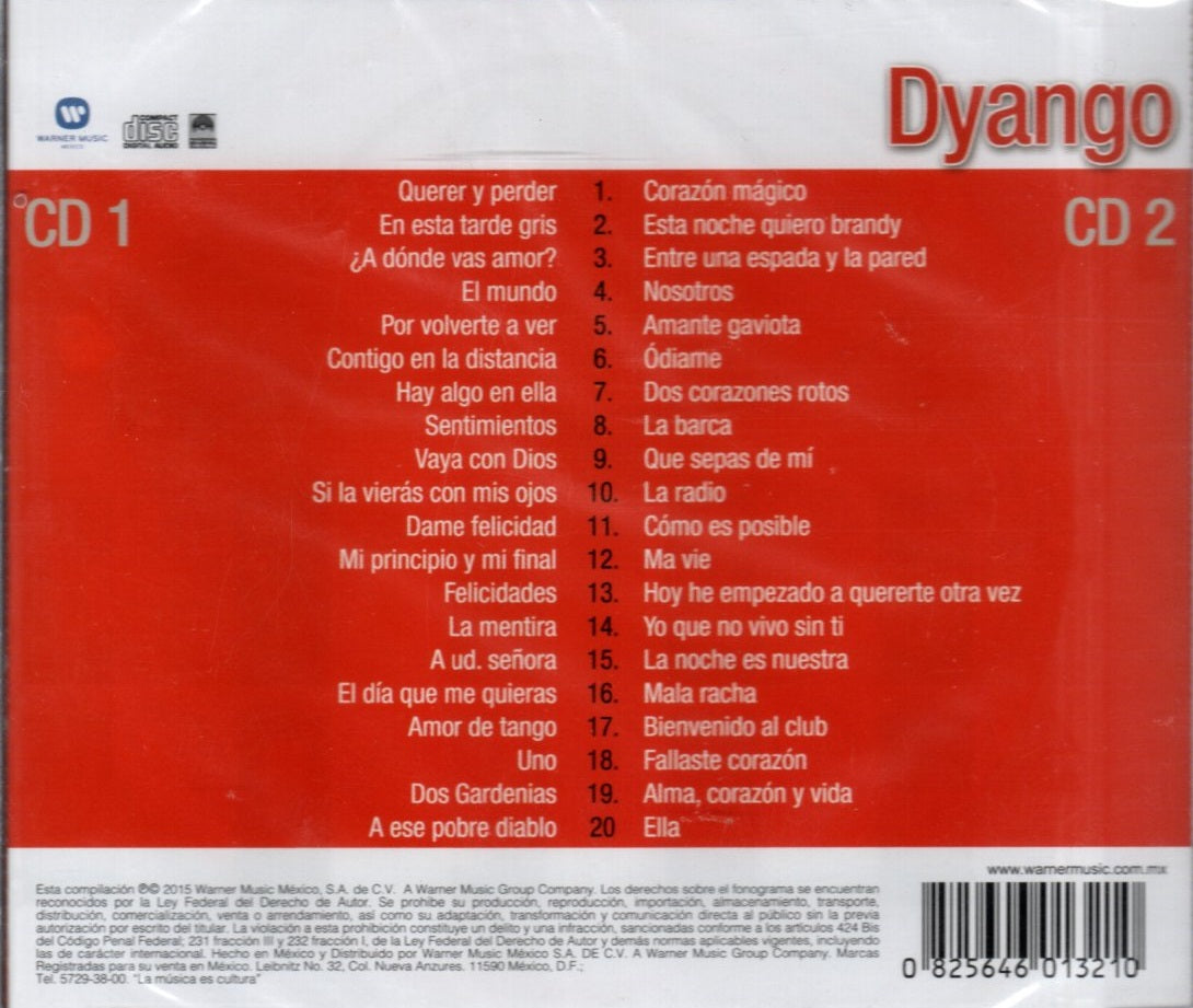 CD X2 Dyango - 40 Éxitos