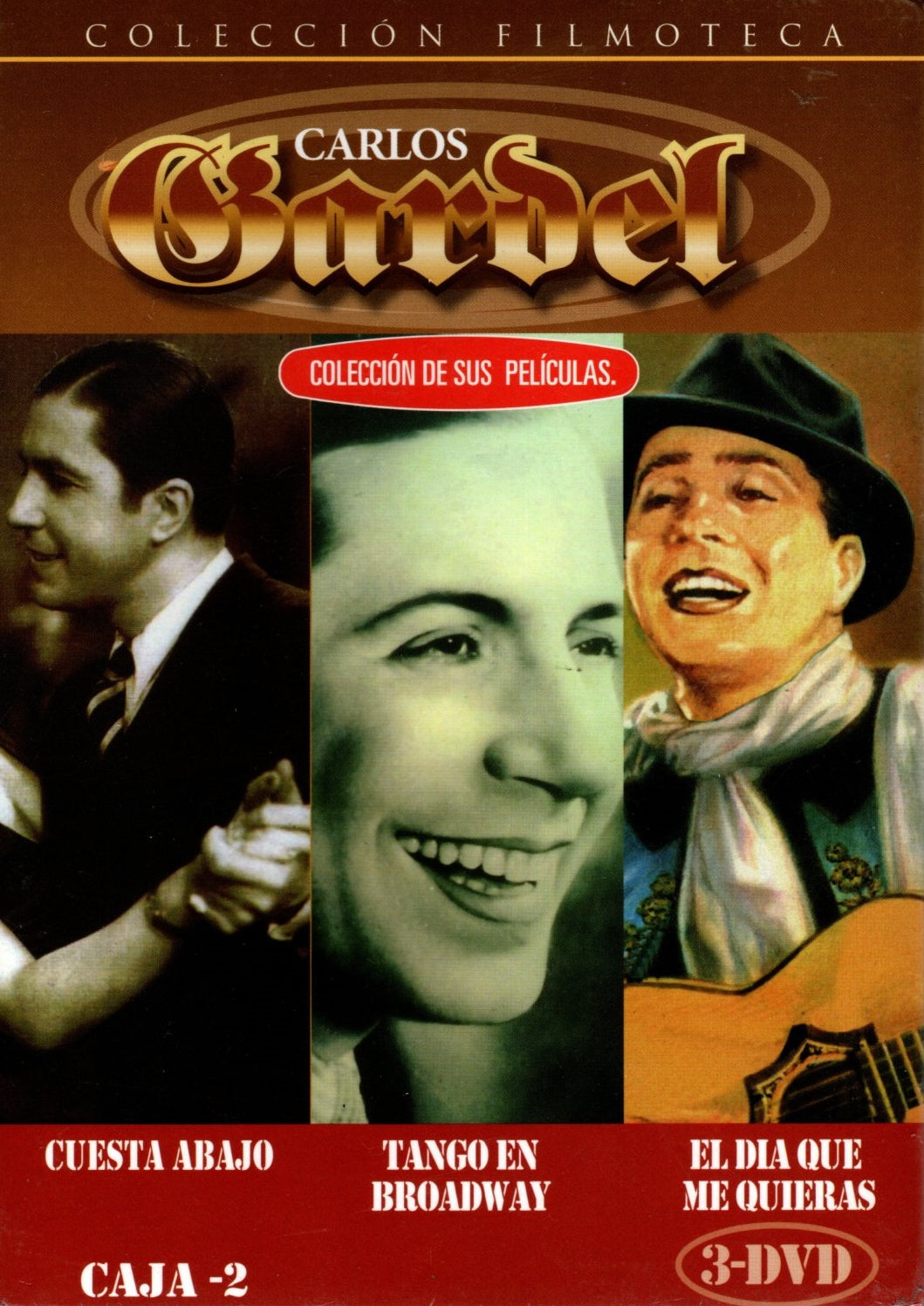 DVDX3 Carlos Gardel - Colección de sus mejores películas VOL.2