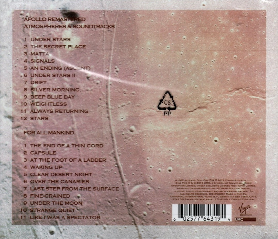 CDX2 Brian Eno With Daniel Lanois & Roger Eno – Apollo: Atmospheres & Soundtracks (Extended Edition)