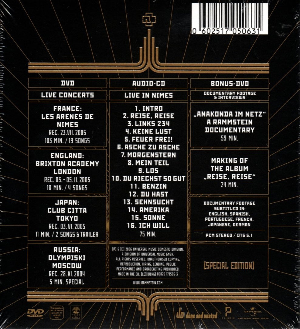 CDX2 + DVD Rammstein – Völkerball (Special Edition)