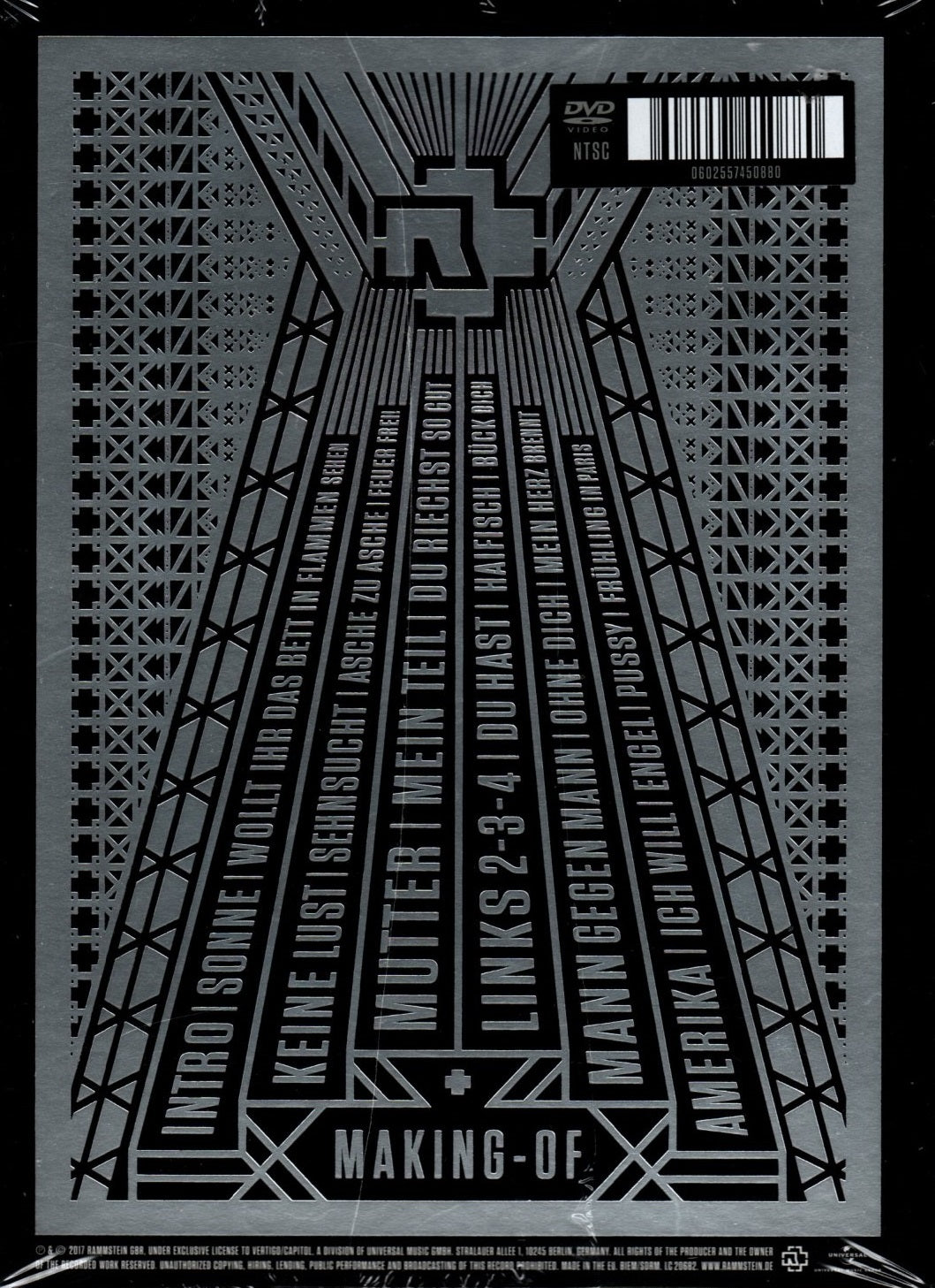 CDX2 + DVD Rammstein – Paris