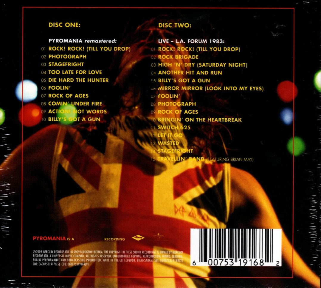 CDX2 Def Leppard – Pyromania