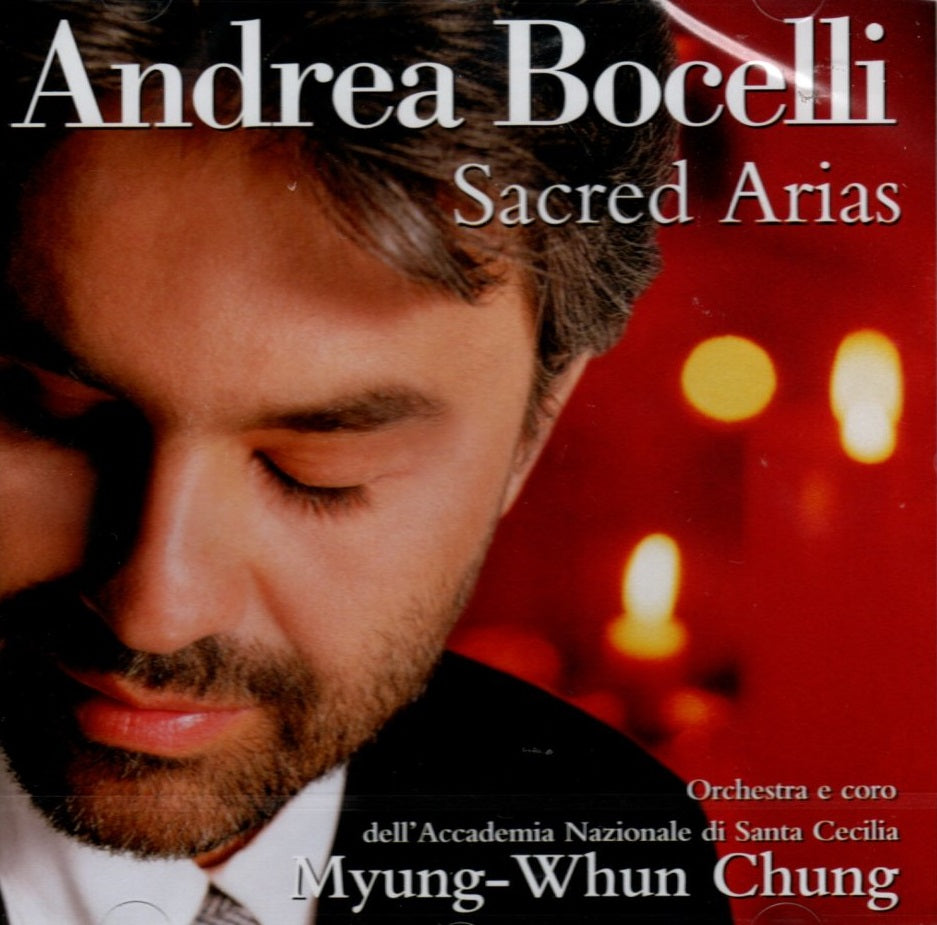 CD Andrea Bocelli, Orchestra E Coro dell'Accademia Nazionale di Santa Cecilia, Myung-Whun Chung ‎– Sacred Arias