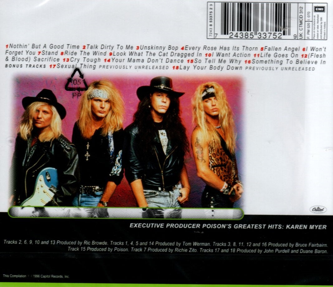 CD Poison – Poison's Greatest Hits 1986-1996