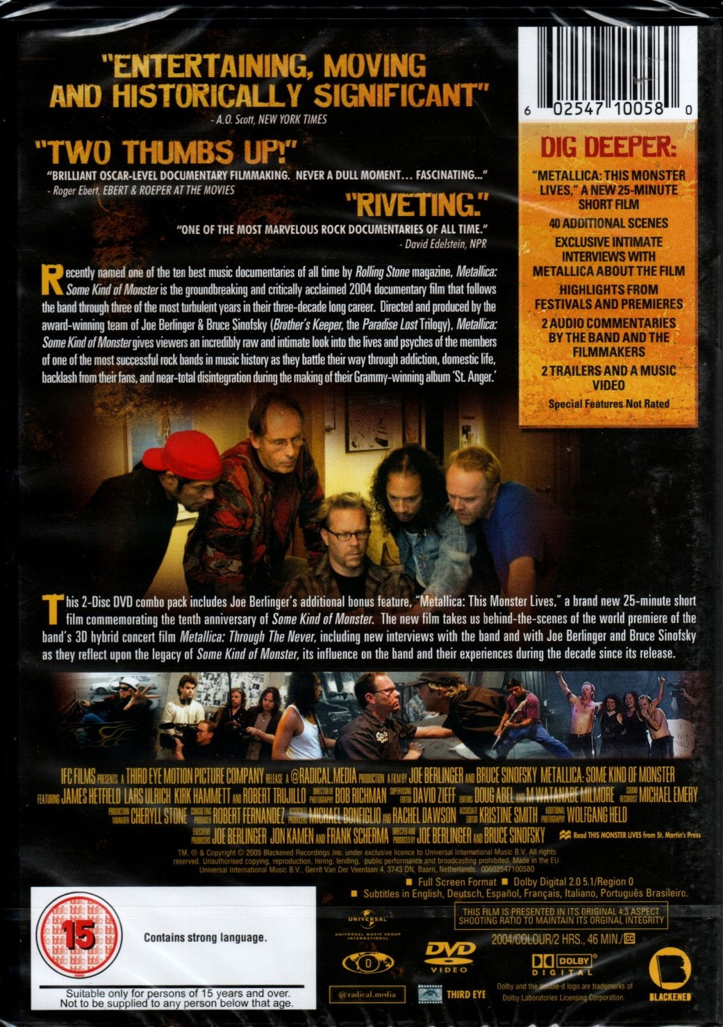 DVD Metallica – Some Kind Of Monster