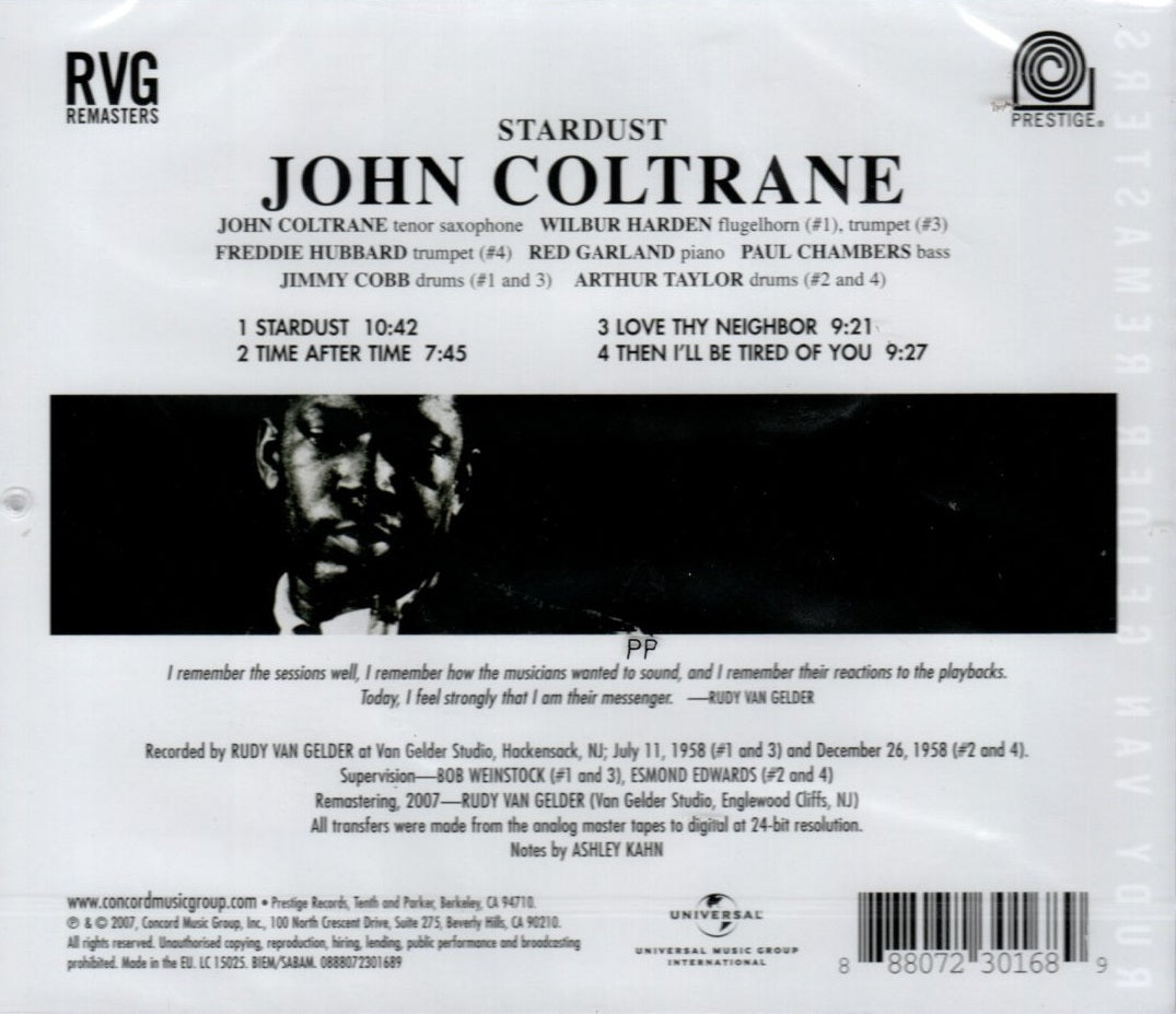 CD John Coltrane – Stardust