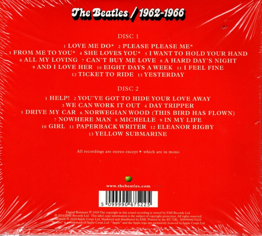 CD X2 The Beatles – 1962-1966