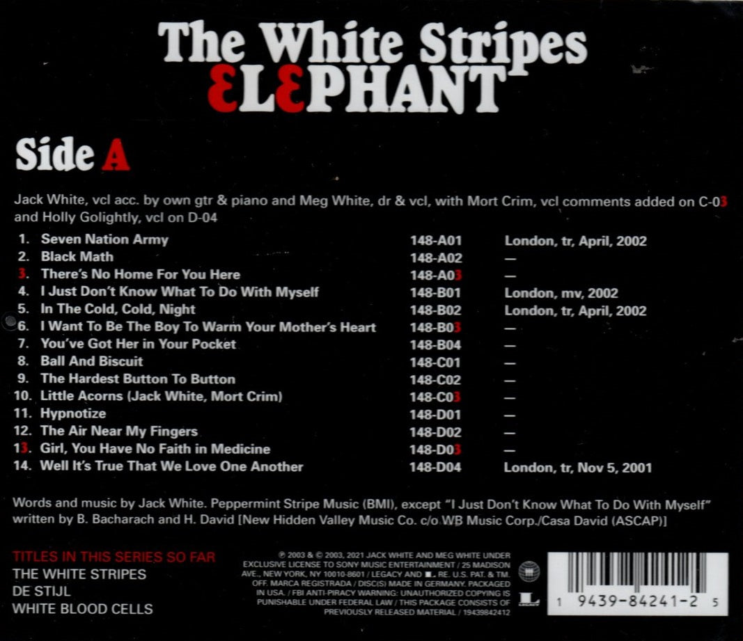 CD The White Stripes – Elephant