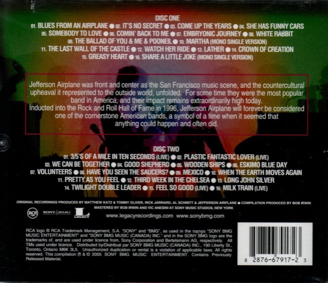 CD X2 Jefferson Airplane – The Essential Jefferson Airplane