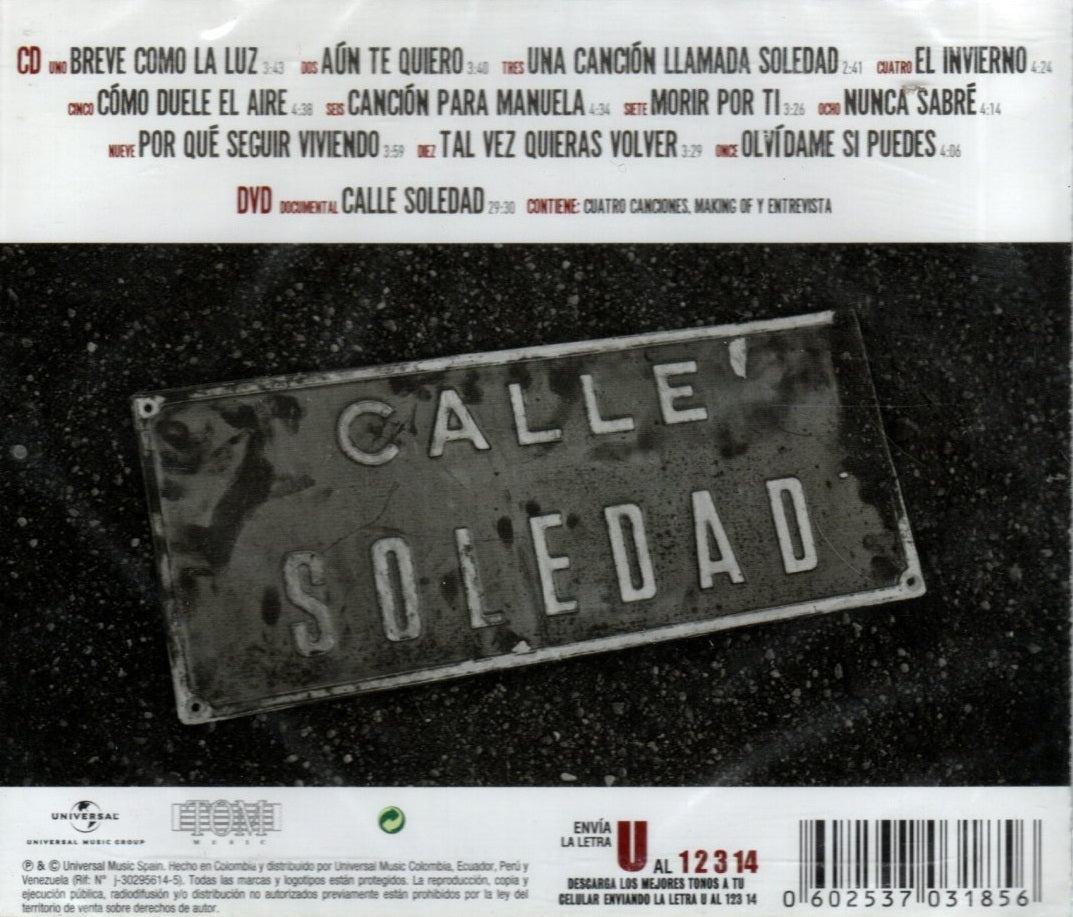 CD + DVD Perales – Calle Soledad