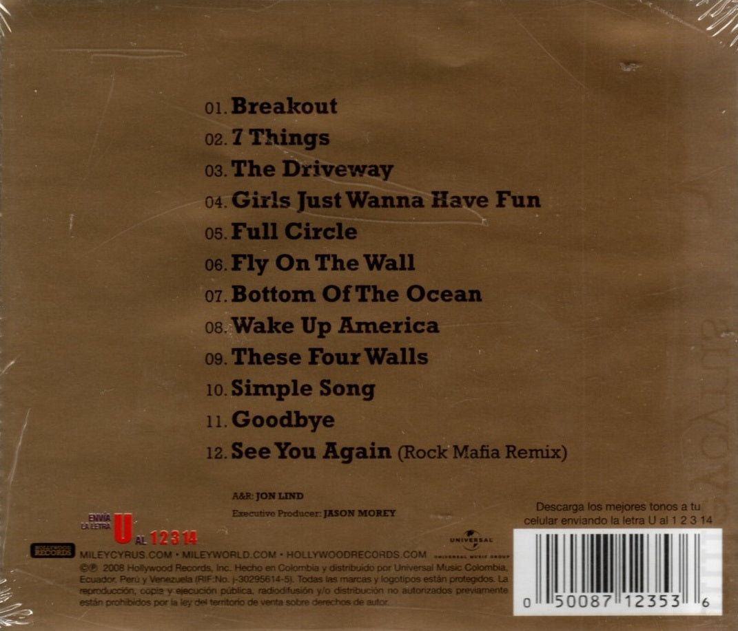 CD Miley Cyrus – Breakout