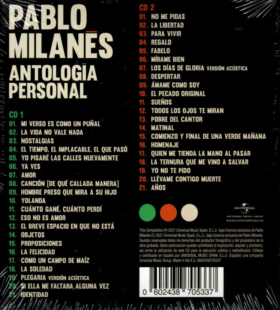 CDX2 Pablo Milanes - Antología Personal