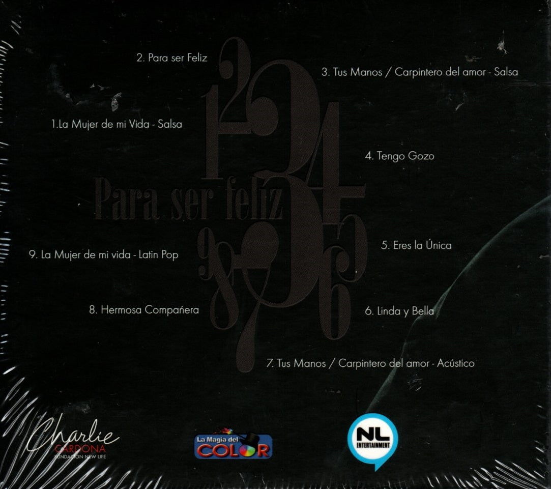 CD Charlie Cardona - Para Ser Feliz
