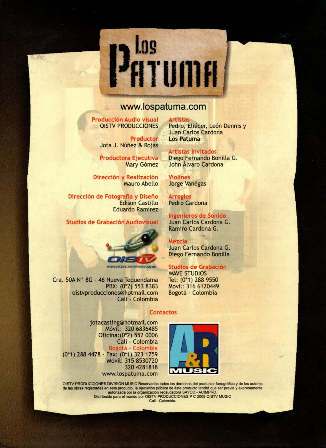 CD + DVD Los Patuma - Mi Niña Se Va