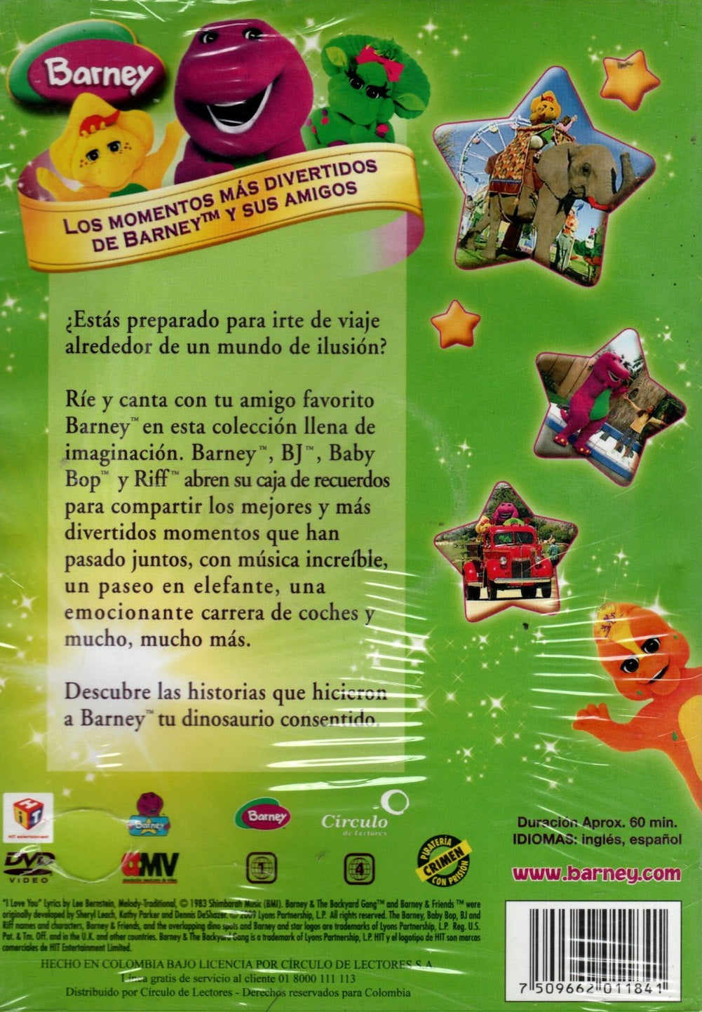 DVD LO MAS DIVERTIDO DE BARNEY