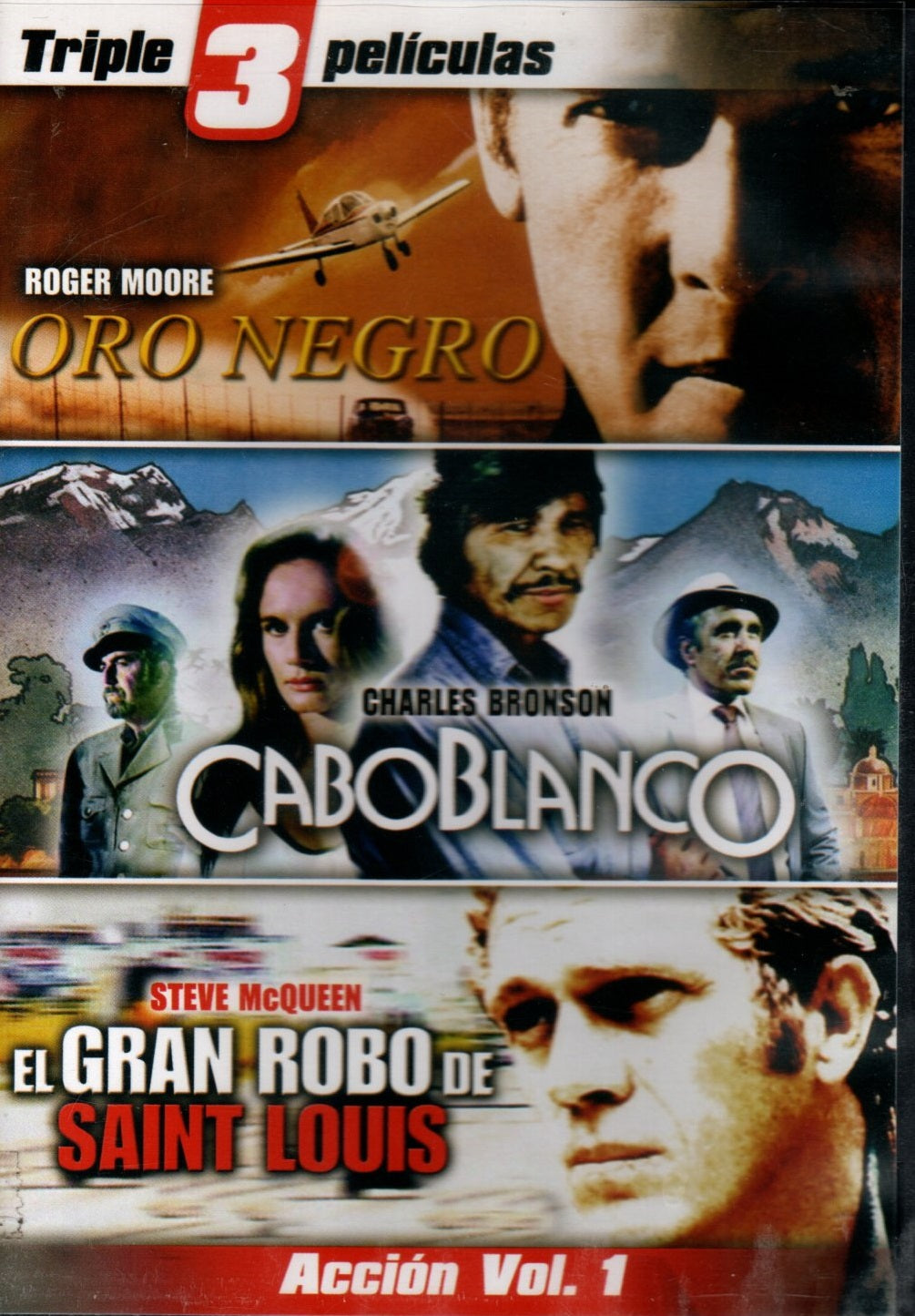 DVD TRIPLE PELICULAS ACCION VOL.1