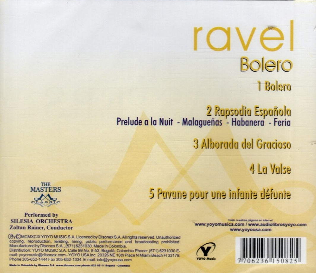 CD Ravel - Bolero