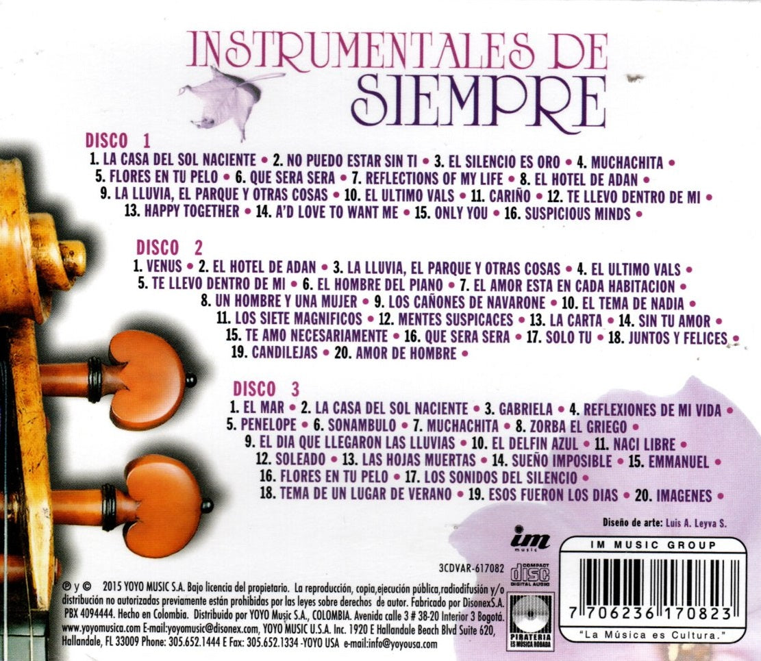 CDX3 Instrumentales De Siempre