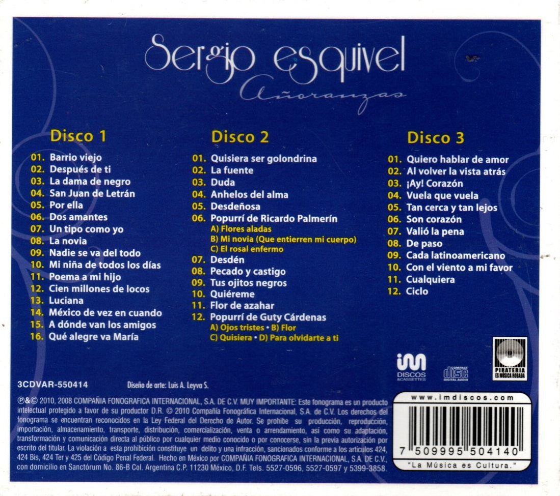 CDX3 Sergio Esquivel - Añoranzas