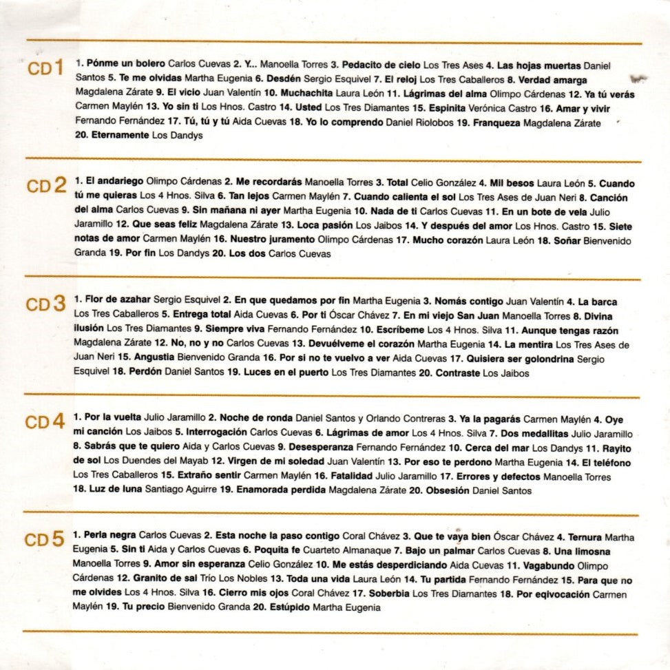 CDX5 100 Boleros - Vol2