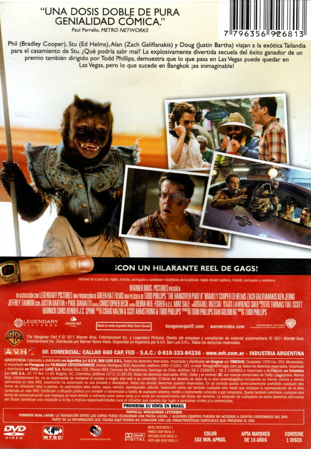 DVD QUE PASO AYER PARTE II