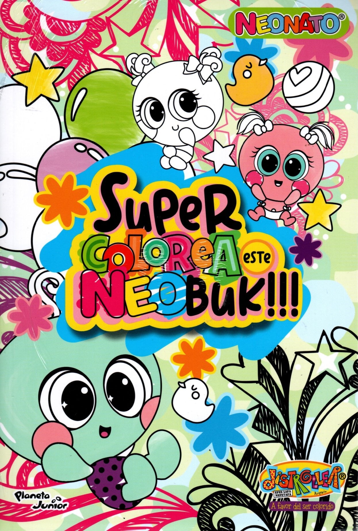 Libro Neonato - Super Colorea Este Neobuk