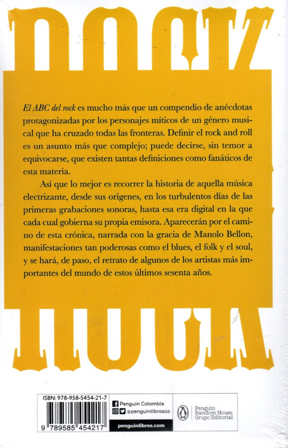 Libro Manolo Bellon - El ABC Del Rock