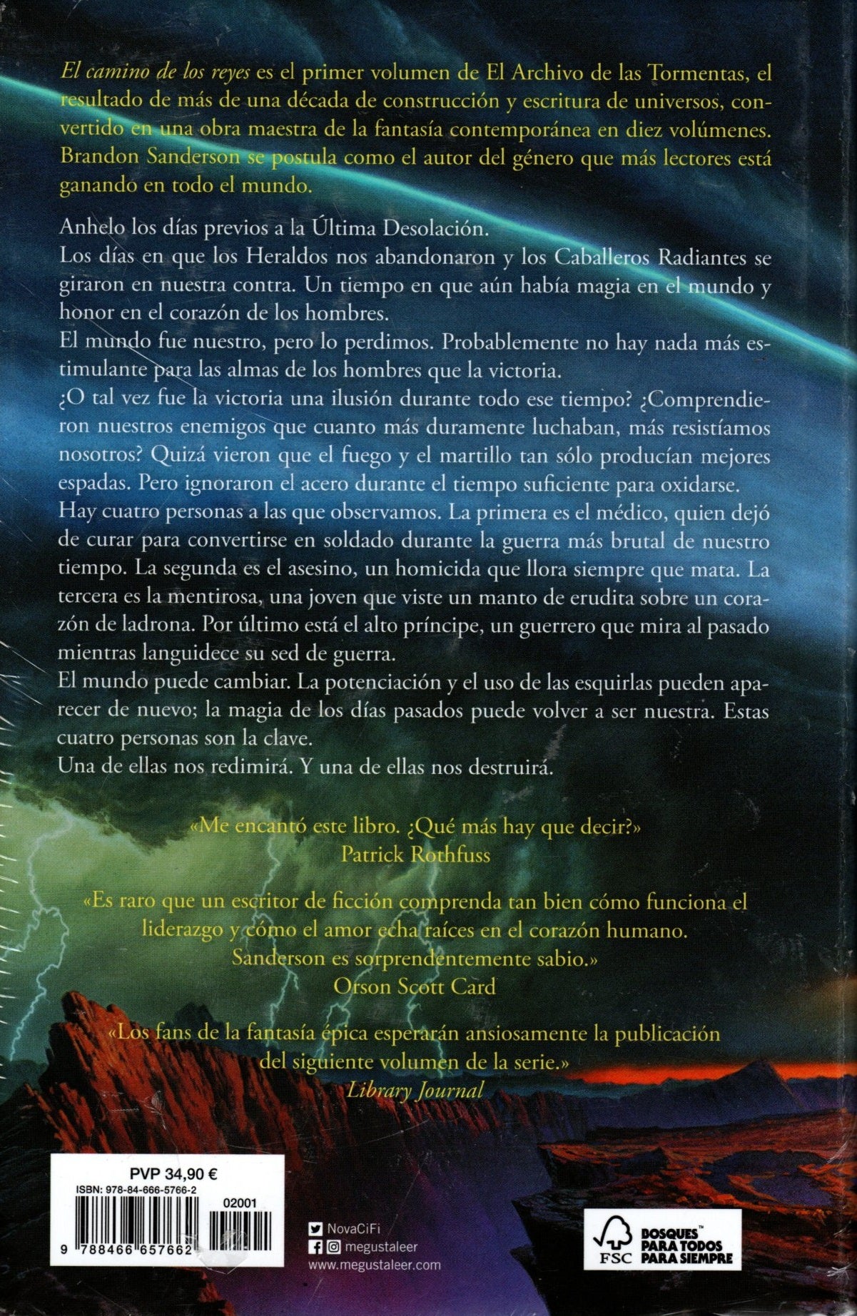Libro Brandon Sanderson - El Camino De Los Reyes