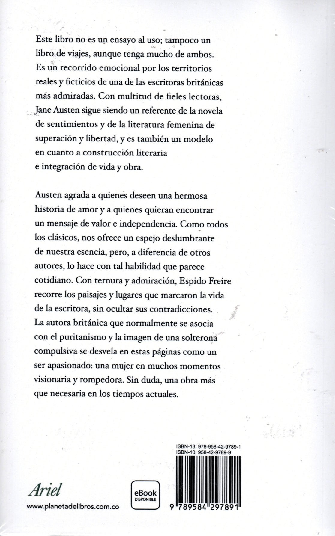 Libro Espido Freire - Tras Los Pasos De Jane Austen