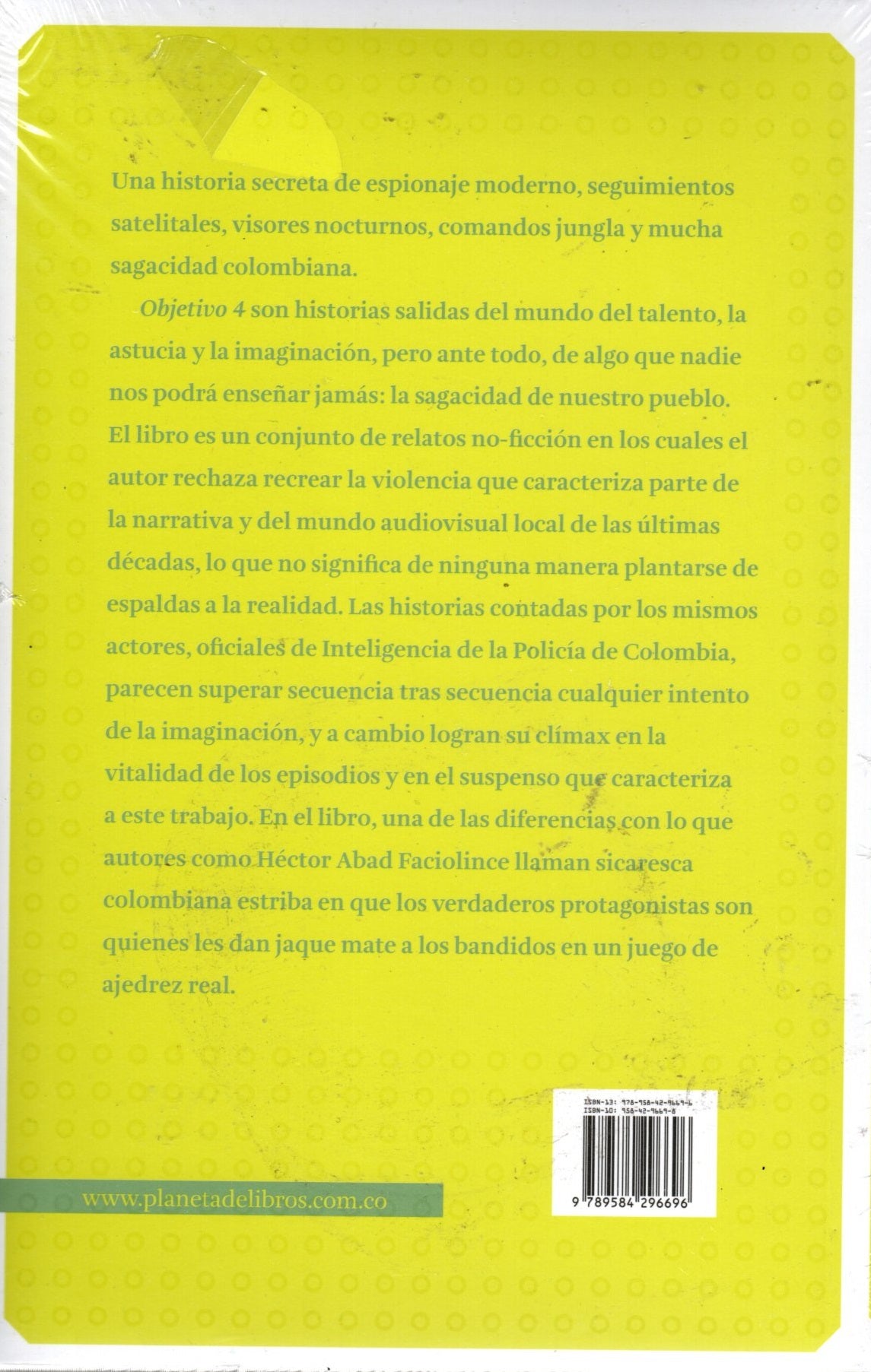 Libro Germán Castro Caycedo - Objetivo 4