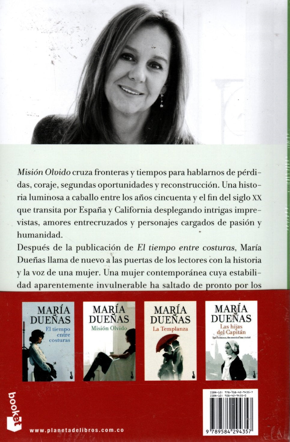 Libro María Dueñas - Misión Olvido