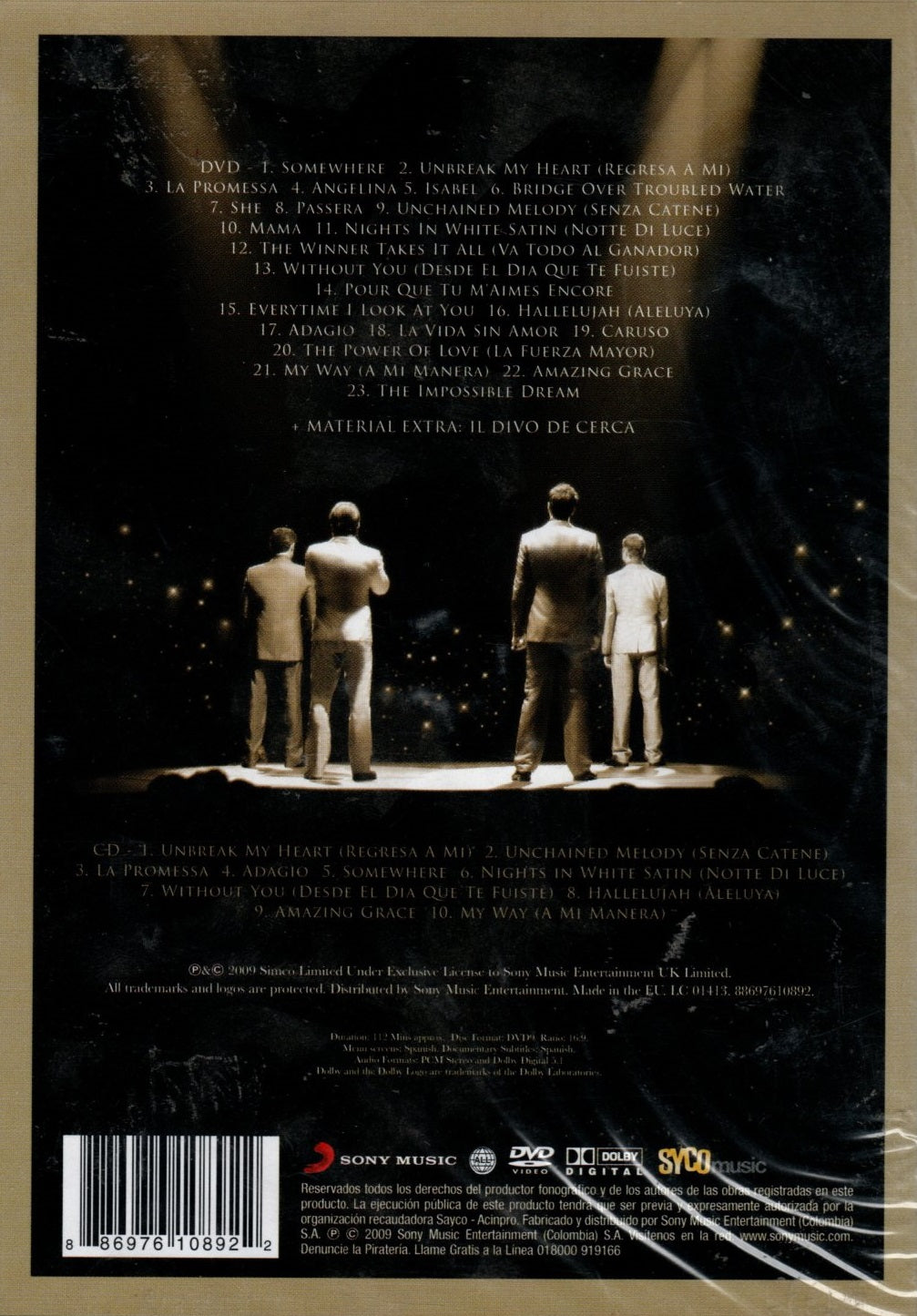 CD+DVD IL Divo - En Barcelona