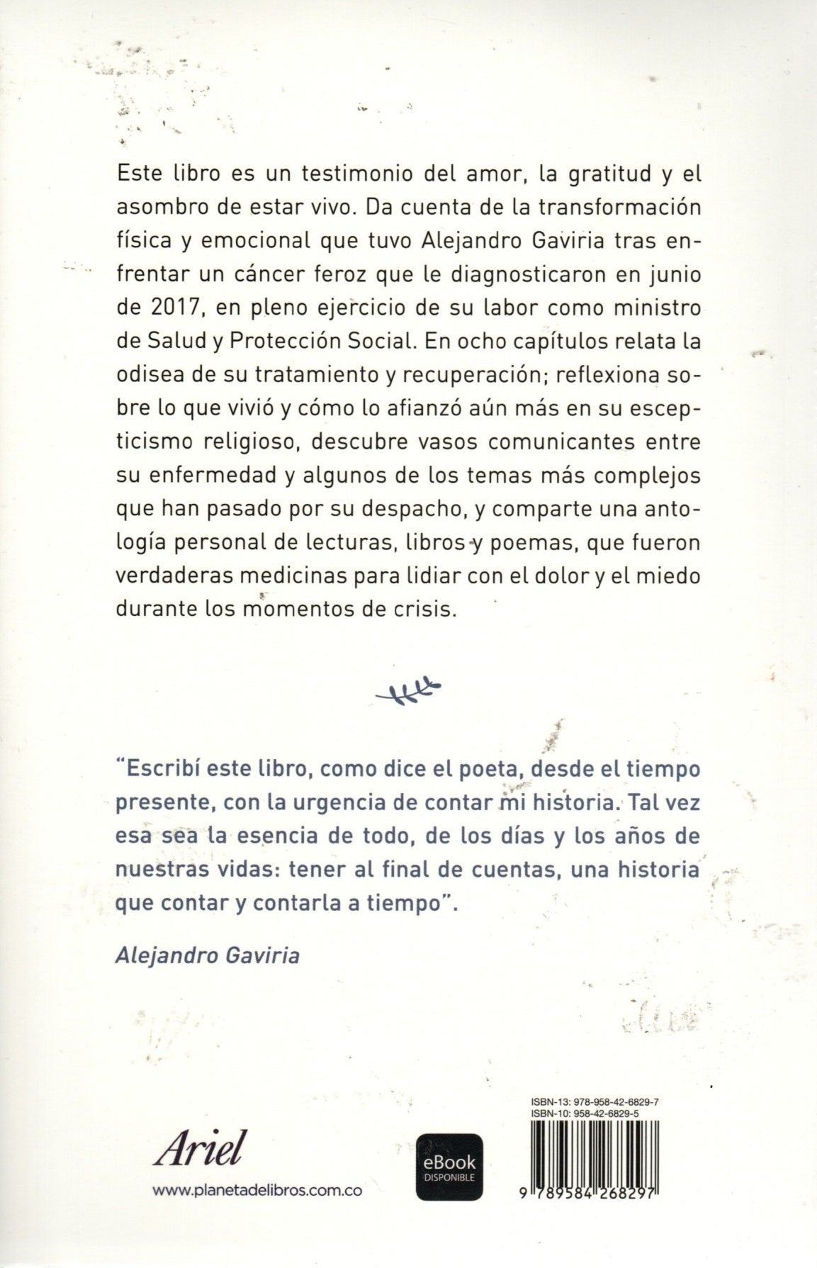Libro Alejandro Gaviria - Hoy Es Siempre Todavía