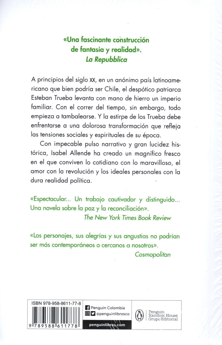 Libro Isabel Allende - La Casa De Los Espíritus