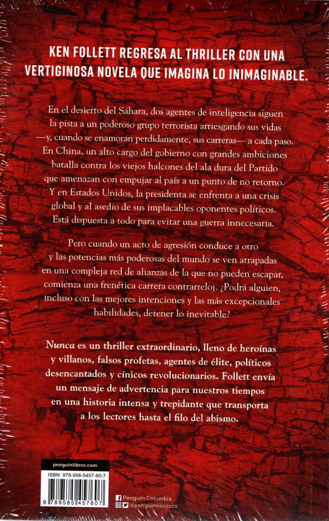 Libro Ken Follett - Nunca