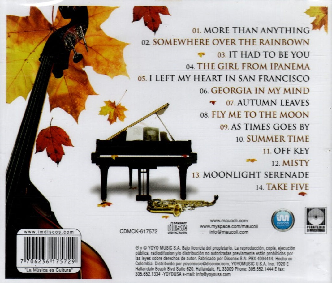 CD Mau Cali - Piano Jazz