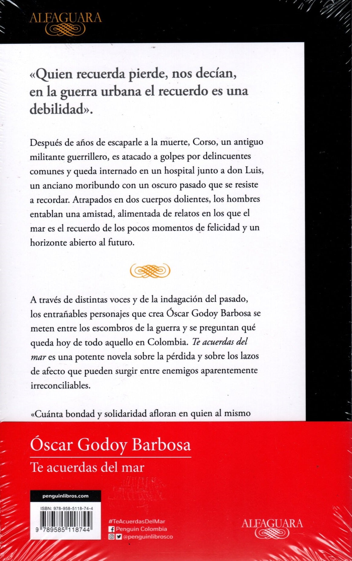 Libro Óscar Godoy Barbosa - Te Acuerdas Del Mar