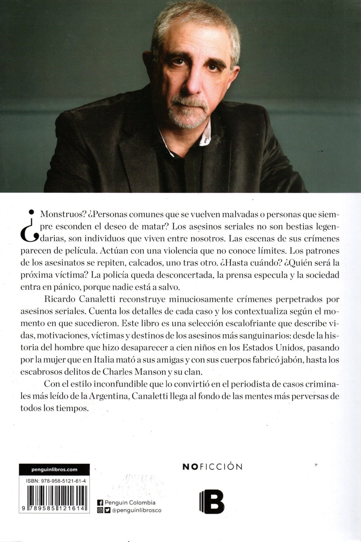 Libro Ricardo Canaletti - Crímenes Sorprendentes De Asesinos En Serie