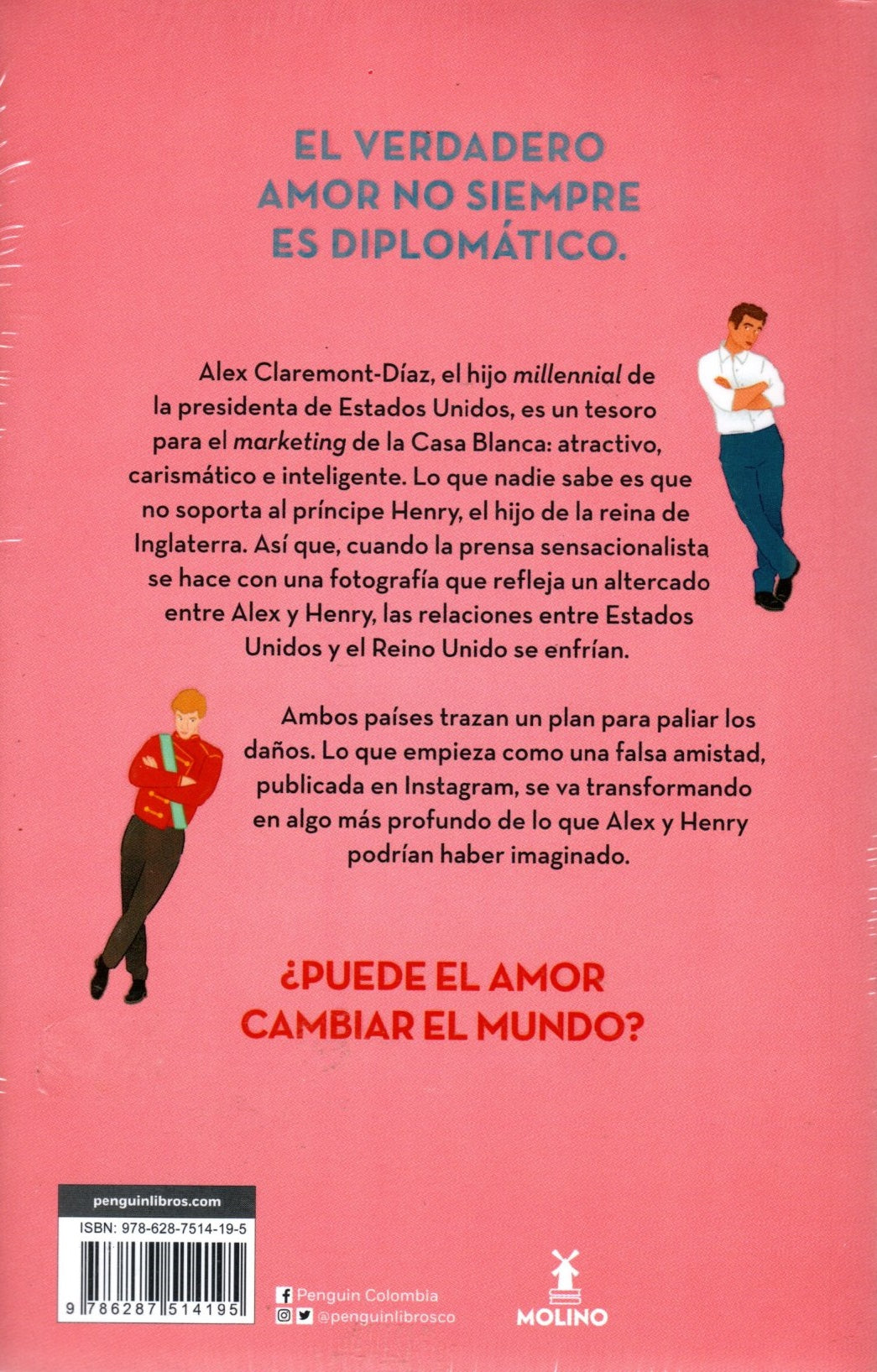 Libro Casey McQuiston - Rojo, Blanco Y Sangre Azul