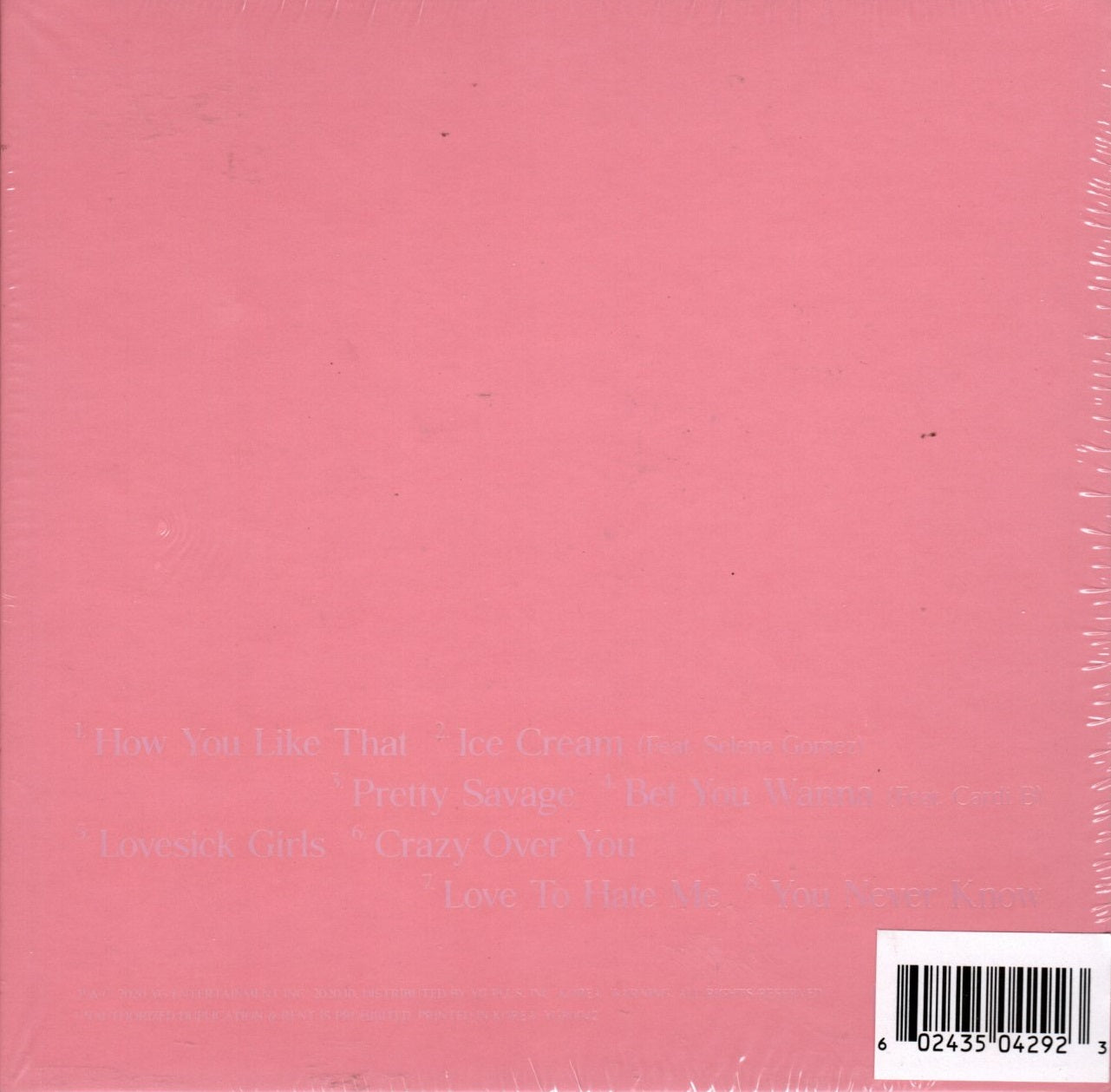 CD Black Pink - The Album Version II