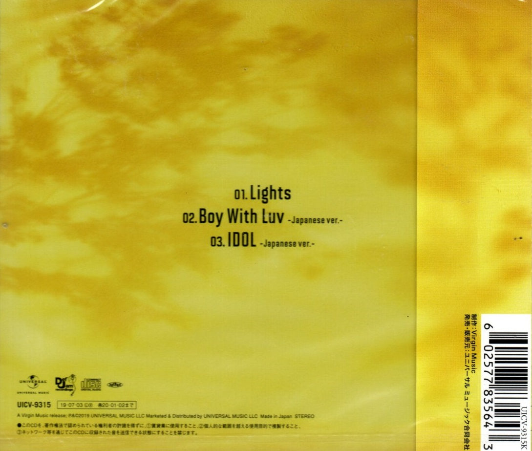 CD + LIBRO BTS - Lights / Boy With Luv
